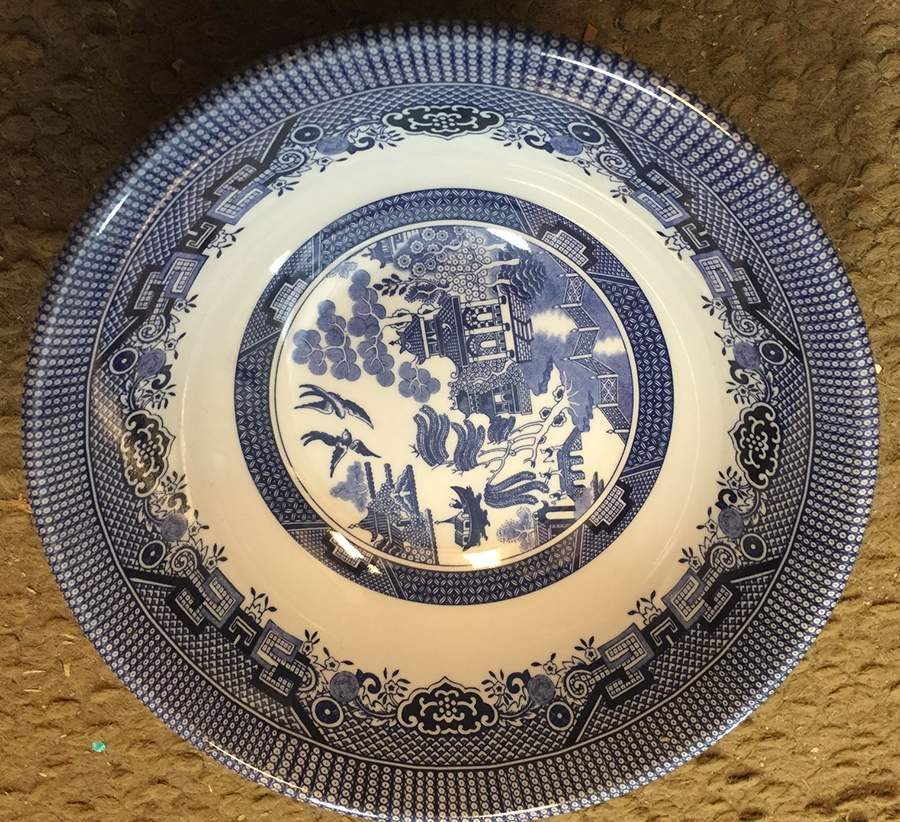 Blue Willow Melamine Soup/Cereal Bowl by Heritage Mint-1