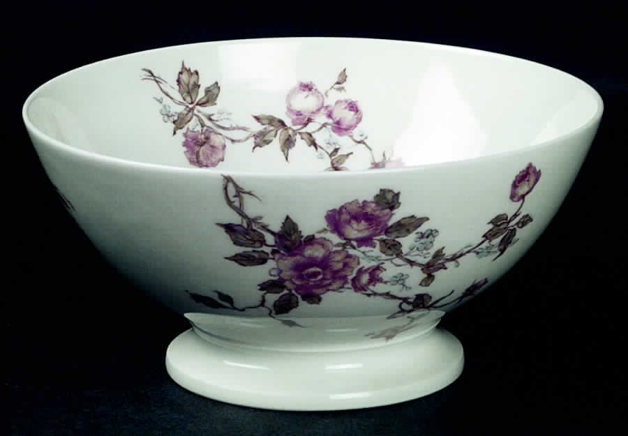 Schleiger 266g Cranberry Bowl by Haviland-1