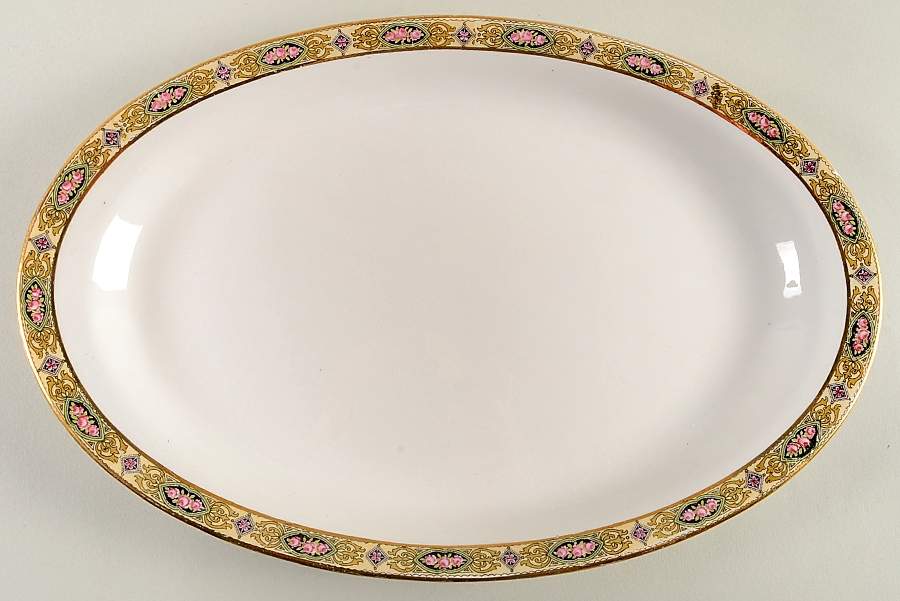 Vandemere 13" Oval Serving Platter by Homer Laughlin -1
