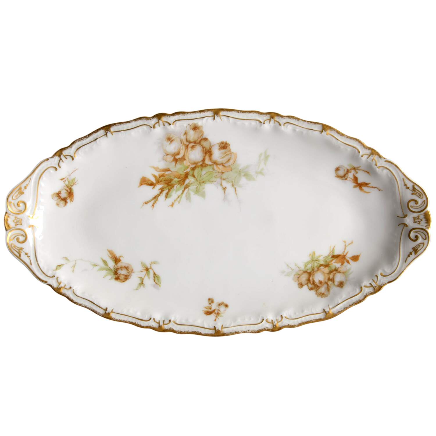 Schleiger 655d 14" Oval Serving Platter by Haviland-1