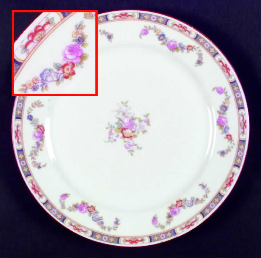HWC7 Dinner Plate by HW (Germany, Czech)-1