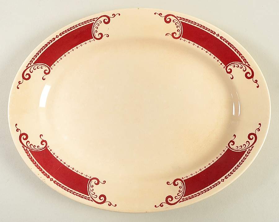 HLC1117 11" Oval Serving Platter by Homer Laughlin -1