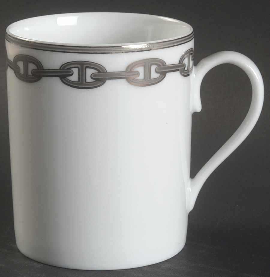 Chaine D'Ancre Gray (Platinum Trim) Mug by Hermes-1