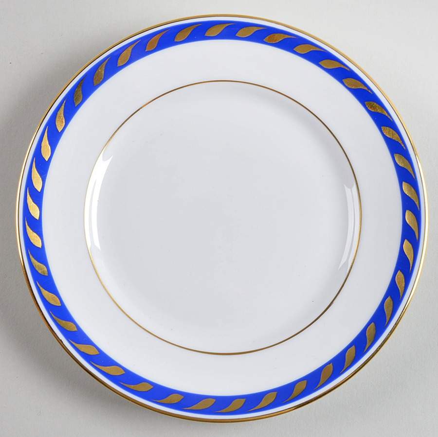 Candlelight Blue Bread & Butter Plate by Herend-1