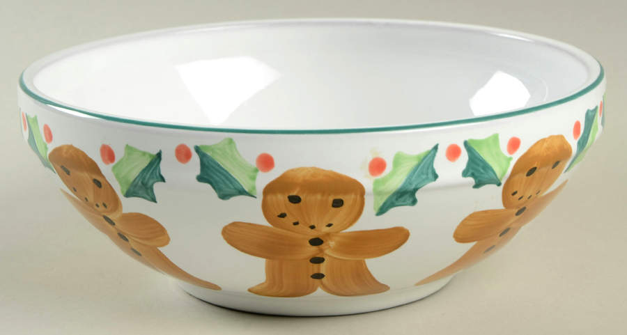 Gingerbread Man Soup/Cereal Bowl by Herend Village-1