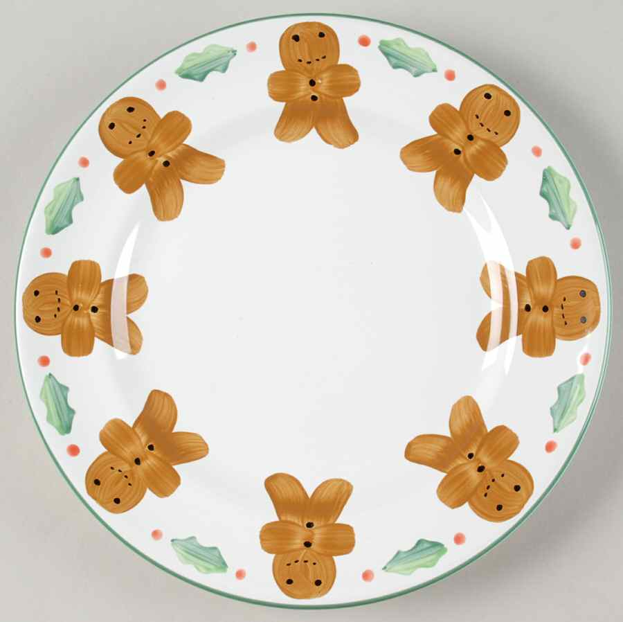 Gingerbread Man Salad Plate by Herend Village-1