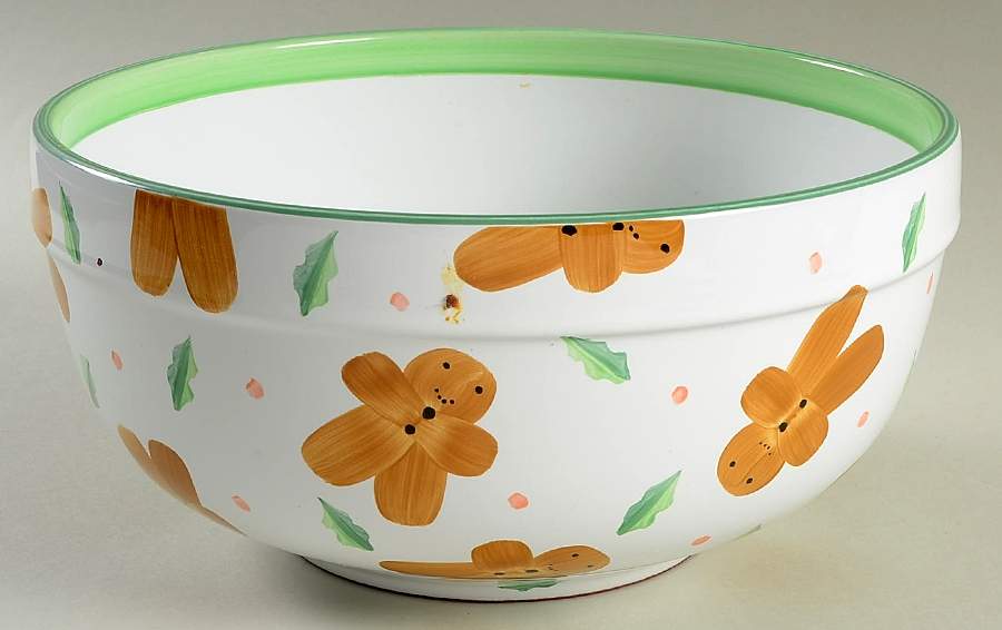 Gingerbread Man 9" Mixing Bowl by Herend Village-1