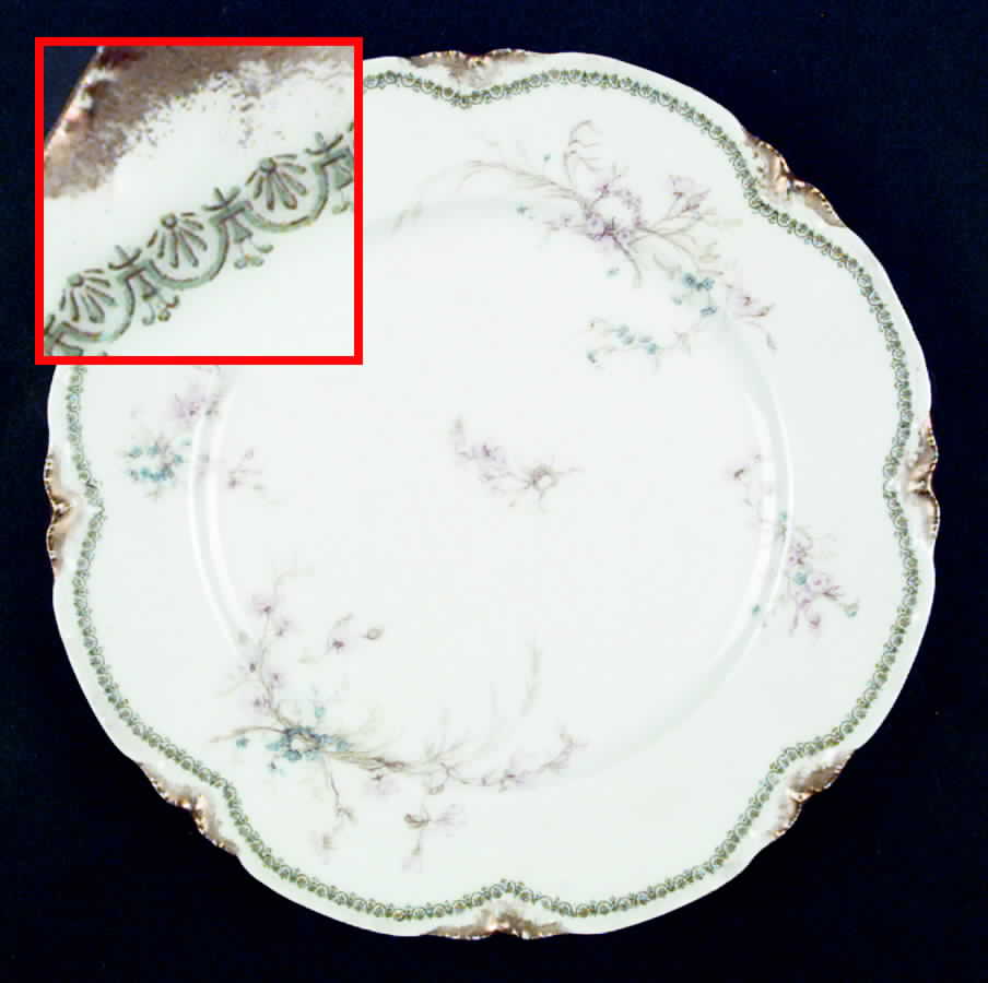 Schleiger 78l Dinner Plate by Haviland-1