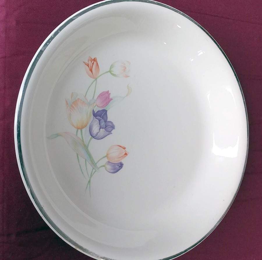 Pastel Tulip (Round) 10" Pie Baking Plate by Harker-1