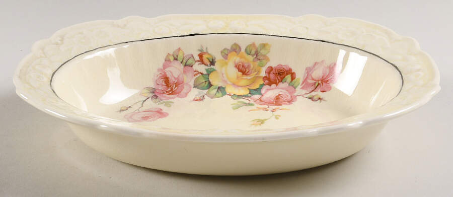 O-12 9" Oval Vegetable Bowl by Homer Laughlin -1