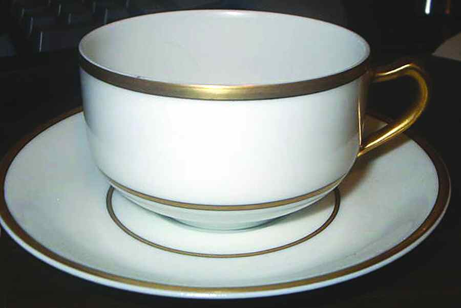 H1197 Flat Cup & Saucer Set by Haviland-1