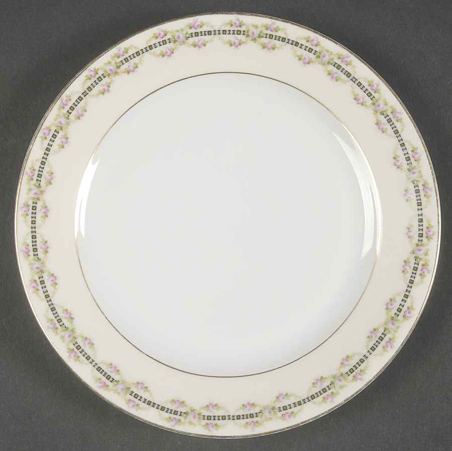 HWC8 Bread & Butter Plate by HW (Germany, Czech)-1