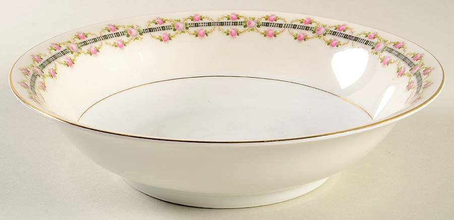 HWC8 9" Round Vegetable Bowl by HW (Germany, Czech)-1
