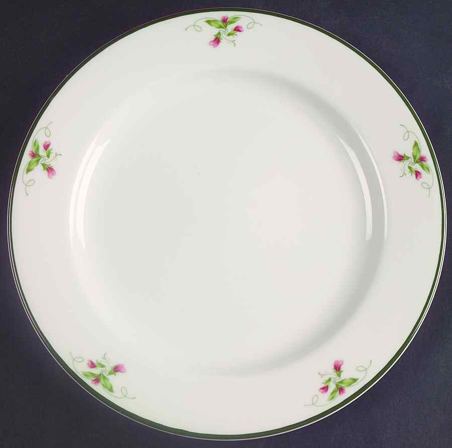 Pink Violets Salad Plate by Homer Laughlin -1