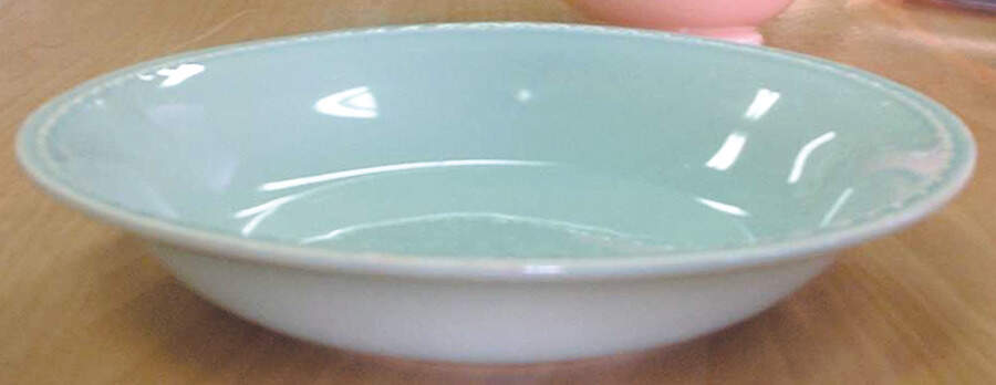 Interstate Green Coupe Cereal Bowl by Homer Laughlin -1