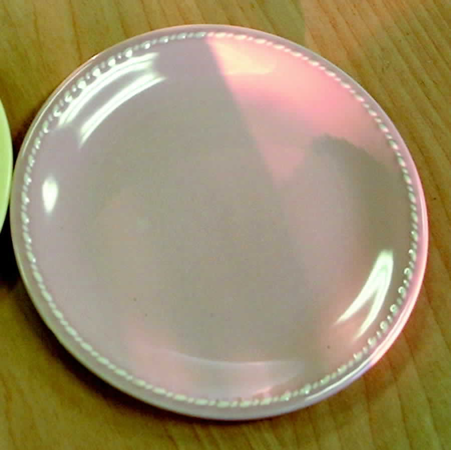 Interstate Pink Dinner Plate by Homer Laughlin -1