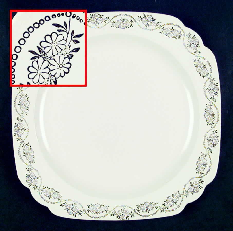 HLC1180 Luncheon Plate by Homer Laughlin -1