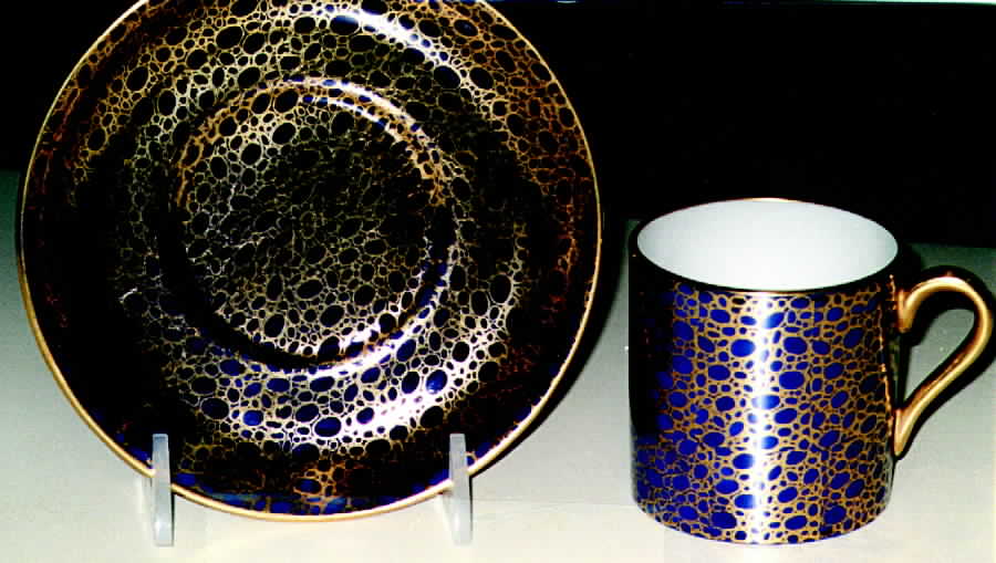 Leopard Flat Cup & Saucer Set by Hammersley-1
