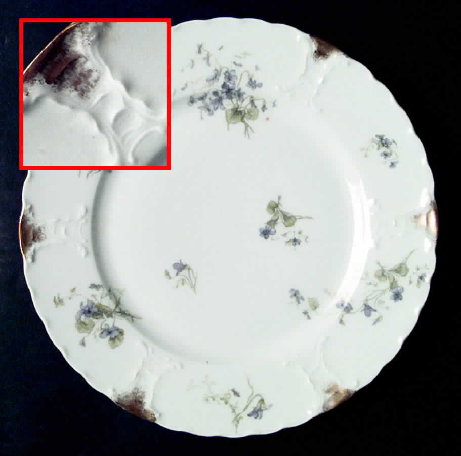 Schleiger 452e Dinner Plate by Haviland-1