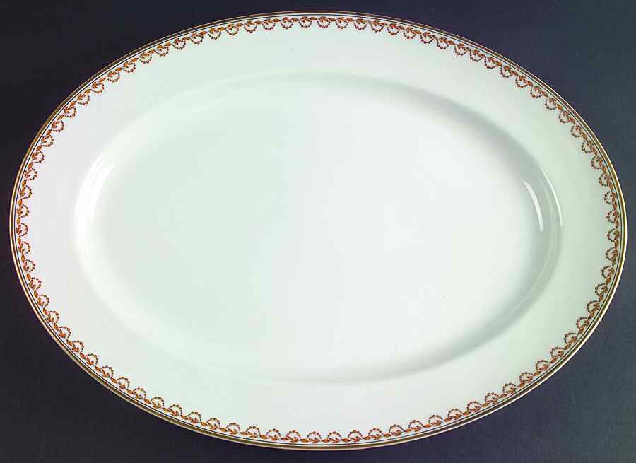 H1213 16" Oval Serving Platter by Haviland-1