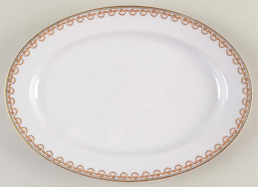 H1213 11" Oval Serving Platter by Haviland-1