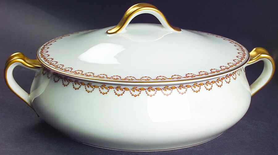 H1213 Round Covered Vegetable by Haviland-1
