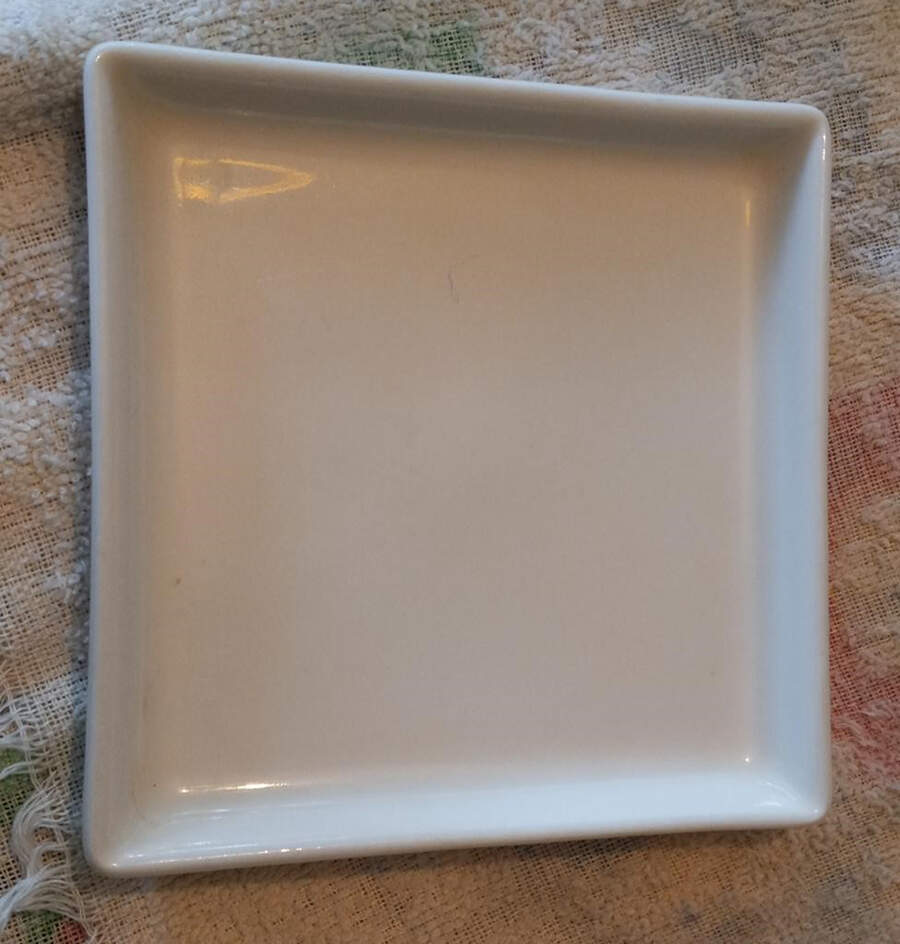 HLC1184 4" Square Tray by Homer Laughlin -1