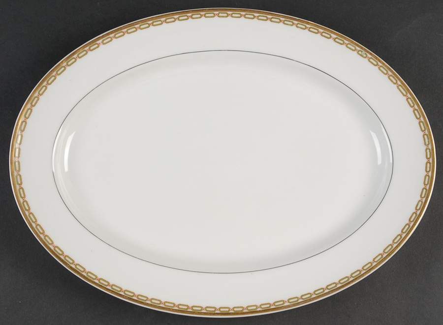 Schleiger 588-2 13" Oval Serving Platter by Haviland-1