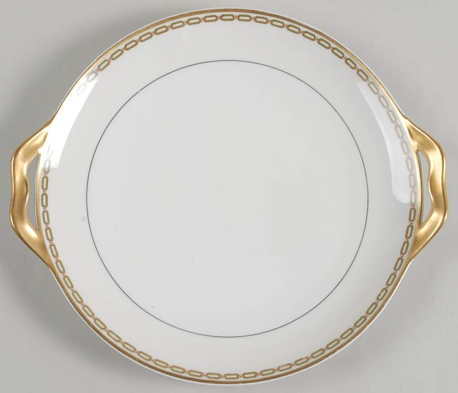 Schleiger 588-2 Handled Cake Plate by Haviland-1