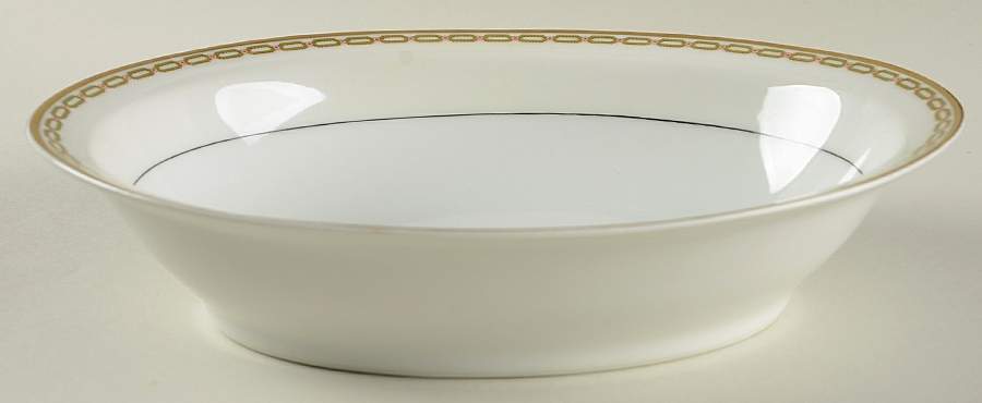 Schleiger 588-2 10" Oval Vegetable Bowl by Haviland-1