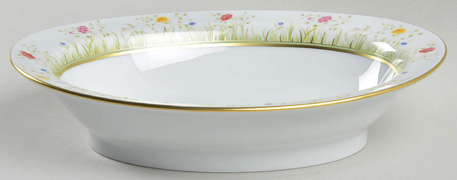 Floralies 9" Oval Vegetable Bowl by Haviland-1