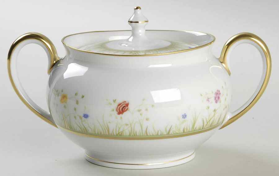 Floralies Sugar Bowl & Lid by Haviland-1