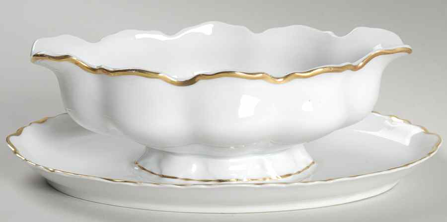 Empress Gravy Boat with Attached Underplate by Heinrich - H&C-1