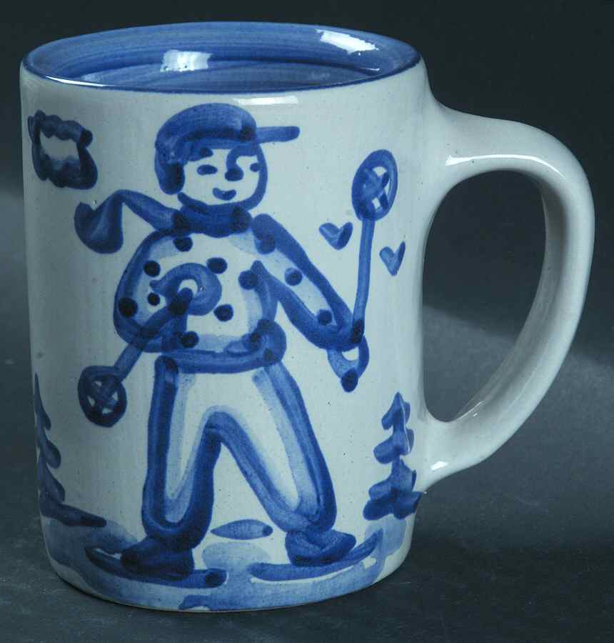 Skier Mug by M A Hadley-1