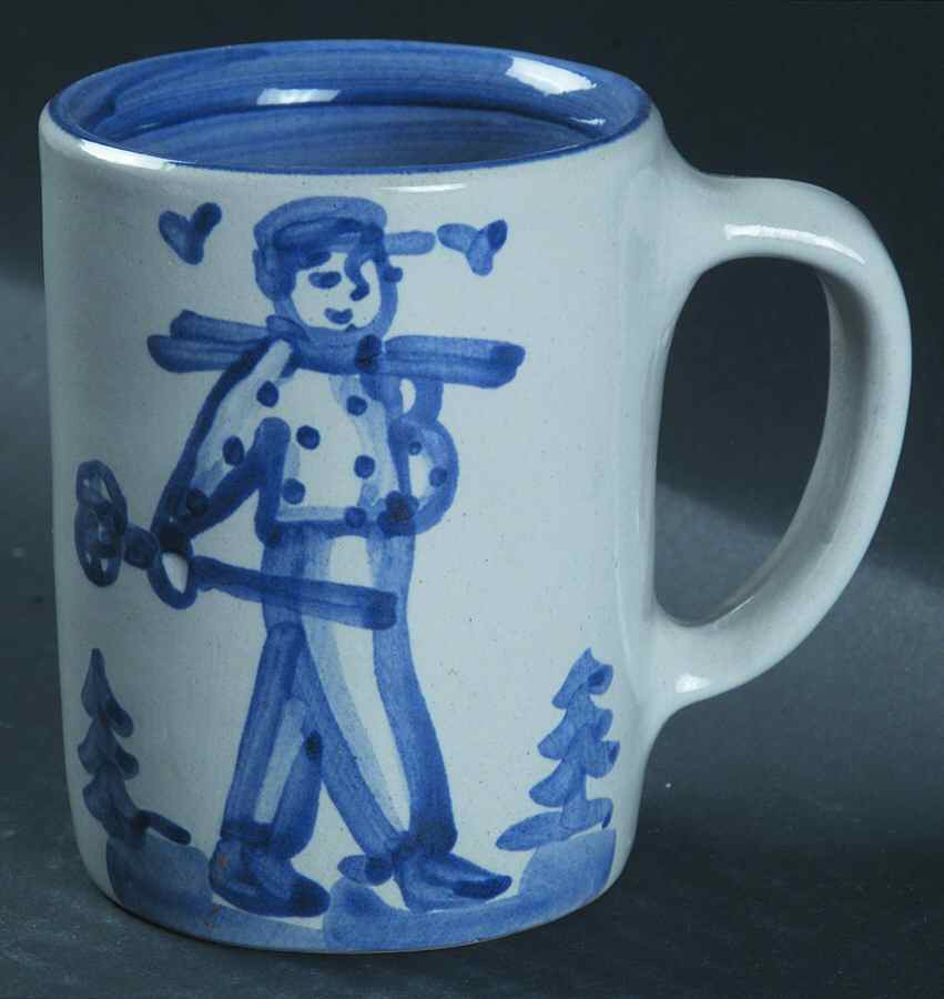 Skier Mug by M A Hadley-1