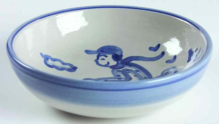 Skier Coupe Soup Bowl by M A Hadley-1