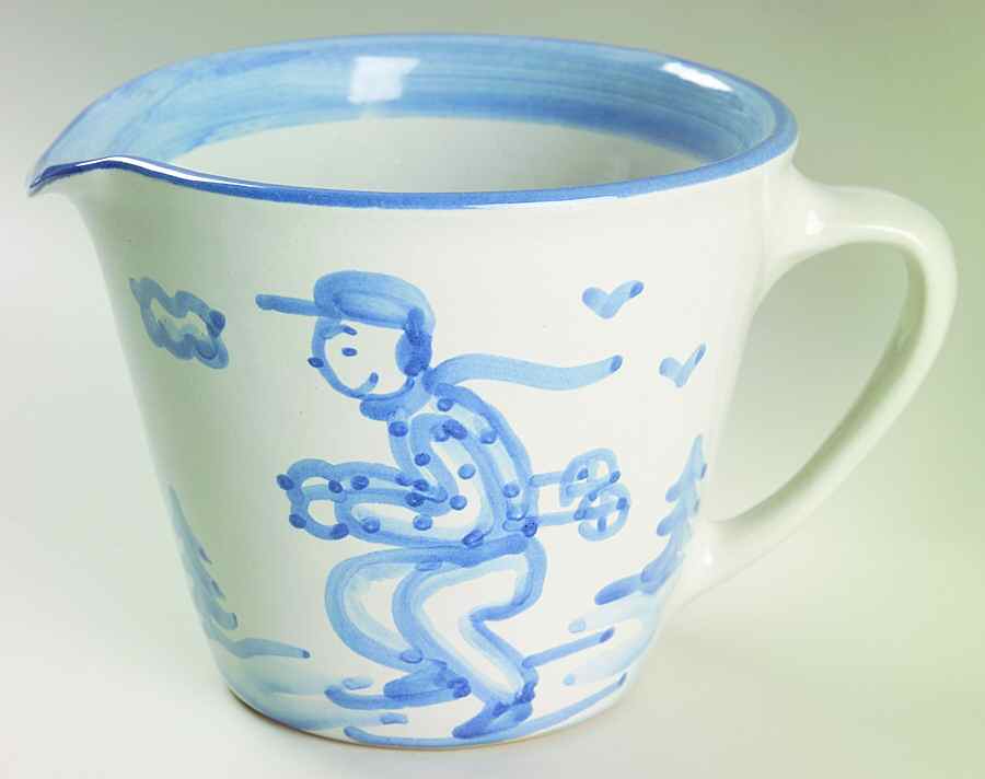 Skier Mixing Pitcher by M A Hadley-1