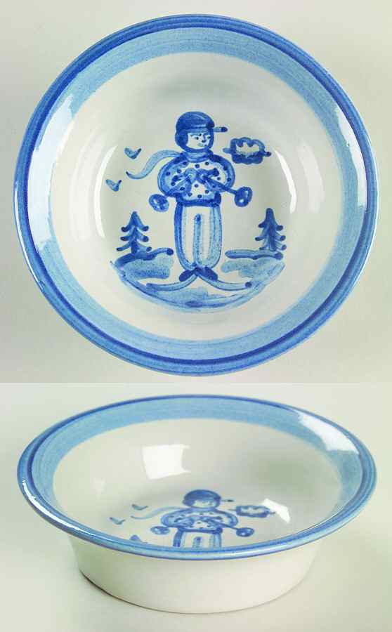 Skier Ramekin by M A Hadley-1