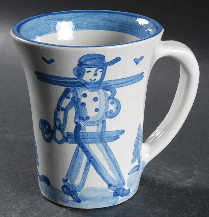 Skier Grandmug by M A Hadley-1