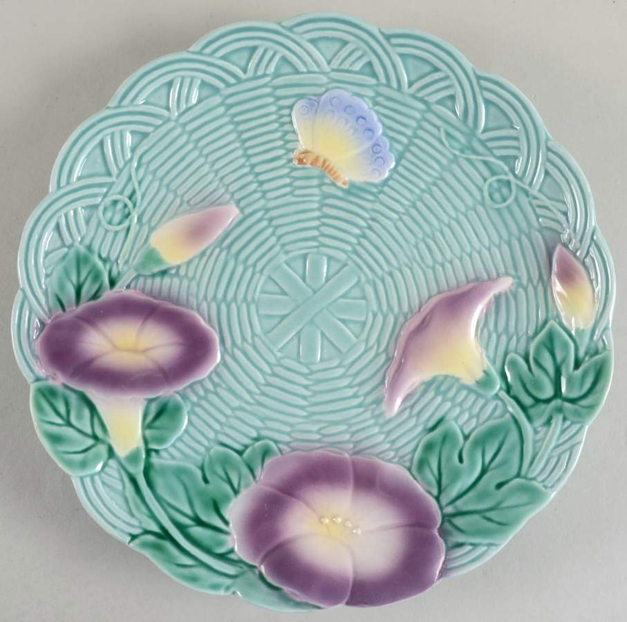 Morning Glory Salad Plate by Haldon-1