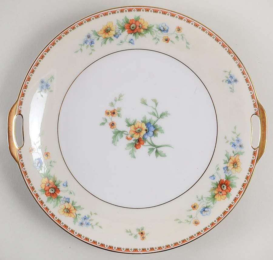 10797 Handled Cake Plate by Heinrich - H&C-1
