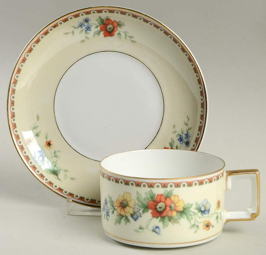 10797 Flat Cup & Saucer Set by Heinrich - H&C-1