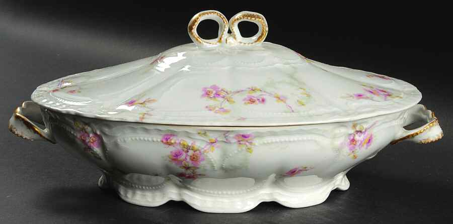 Schleiger 141b Oval Covered Vegetable by Haviland-1