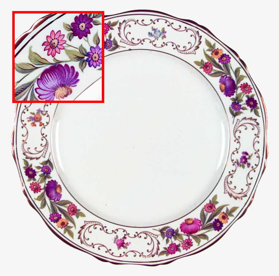 Dresden Sprays Dinner Plate by Hammersley-1
