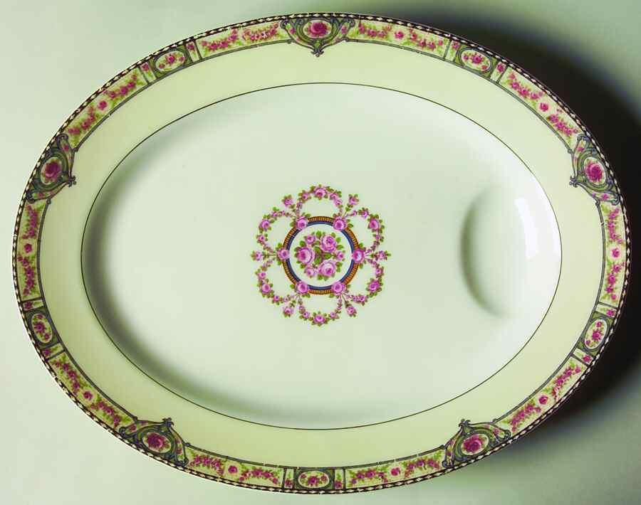 Schleiger 344-1 11" Oval Serving Platter by Haviland-1
