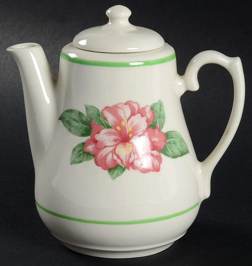 HLC1138 Mini Coffee Pot & Lid by Homer Laughlin -1