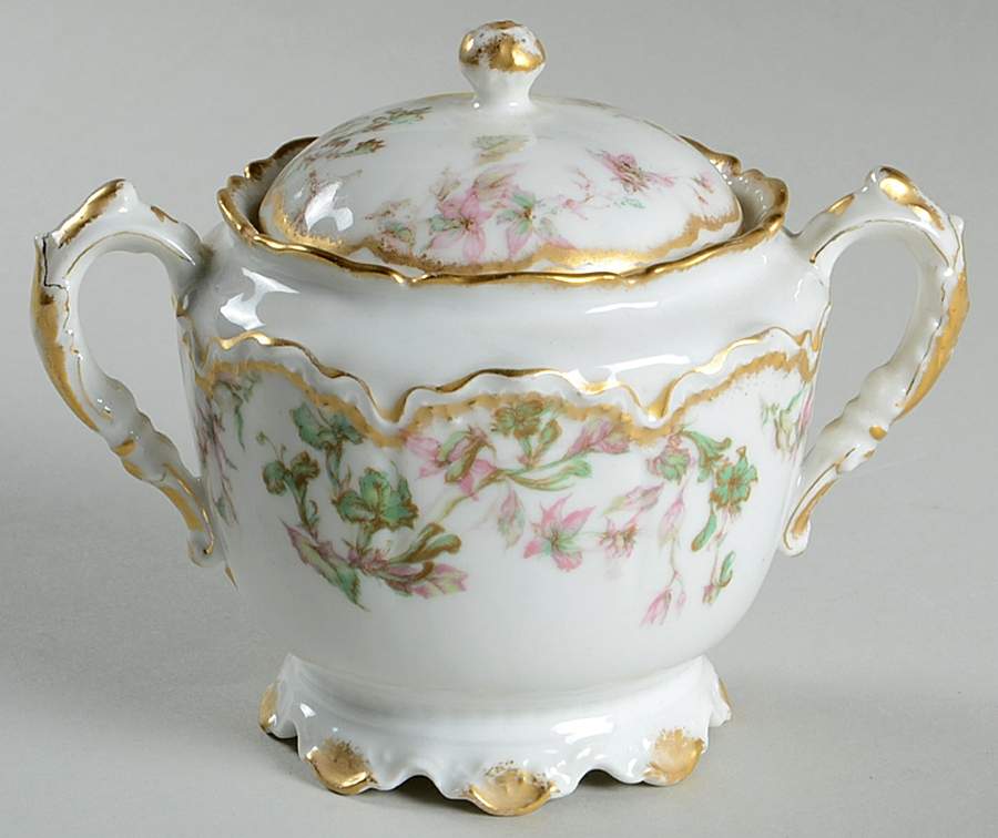Schleiger 32H Sugar Bowl & Lid by Haviland-1