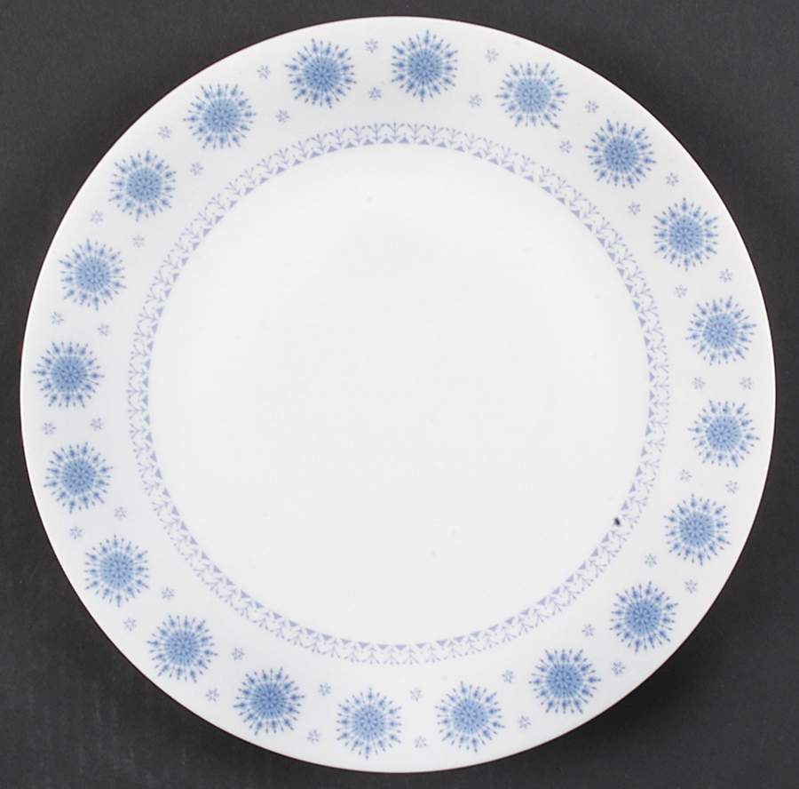 Blue Snowflake Dinner Plate by Harmony House China-1