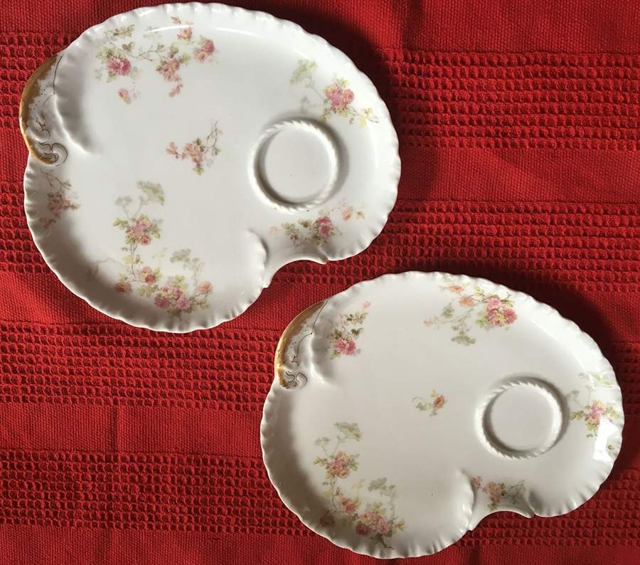 Schleiger 42q Snack Plate by Haviland-1