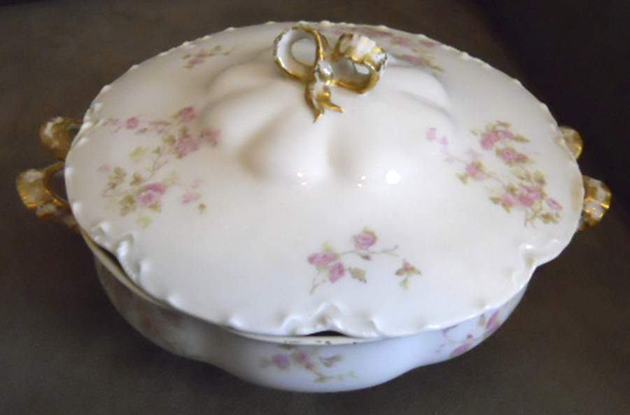 Schleiger 42s Round Covered Vegetable by Haviland-1